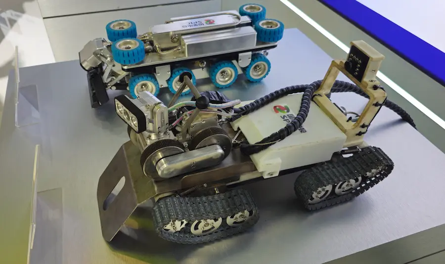 Inspección robótica de tuberías